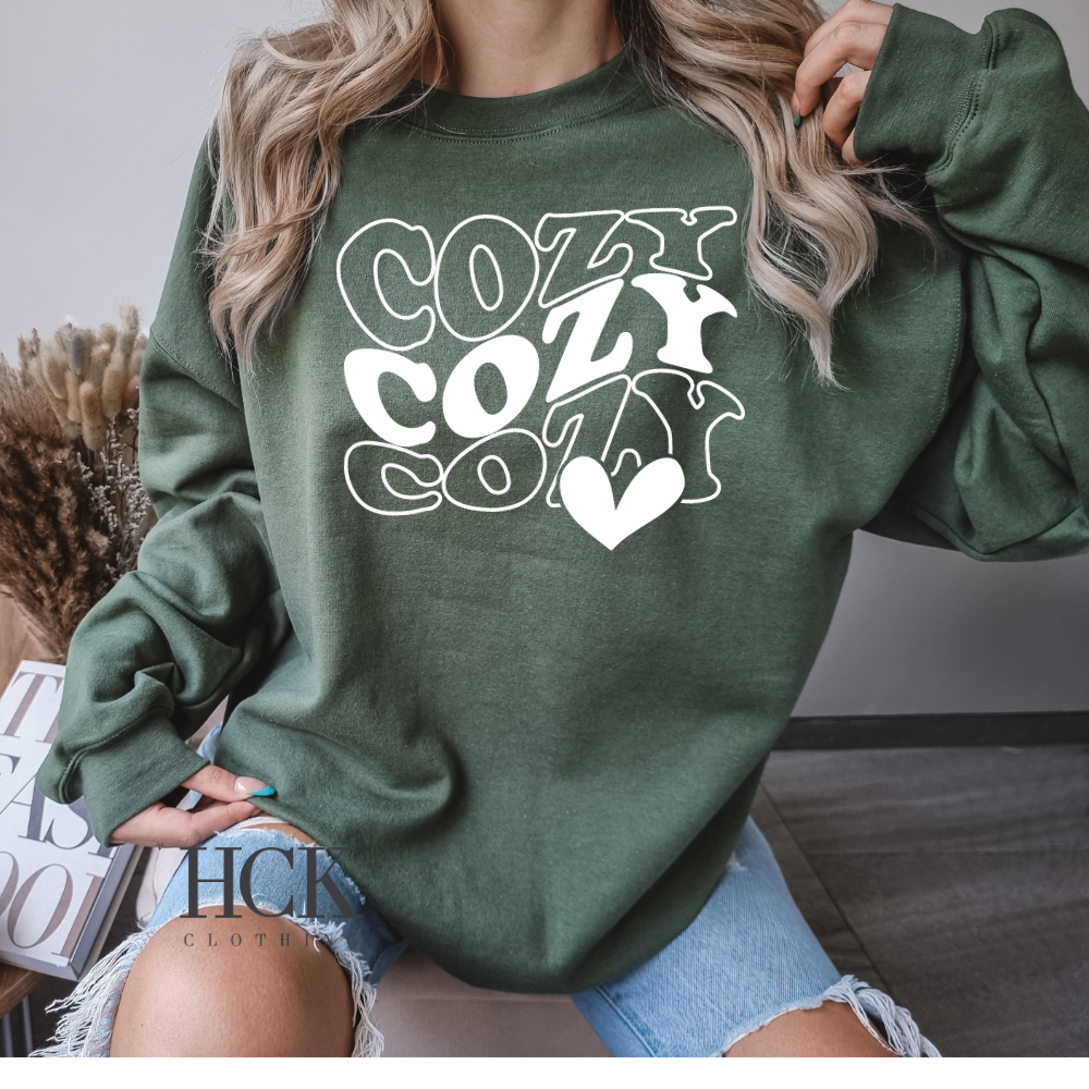 Cozy online graphic sweatshirt